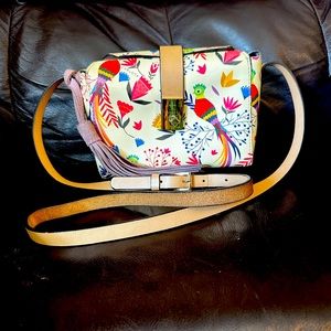 Carlota leather bird bag